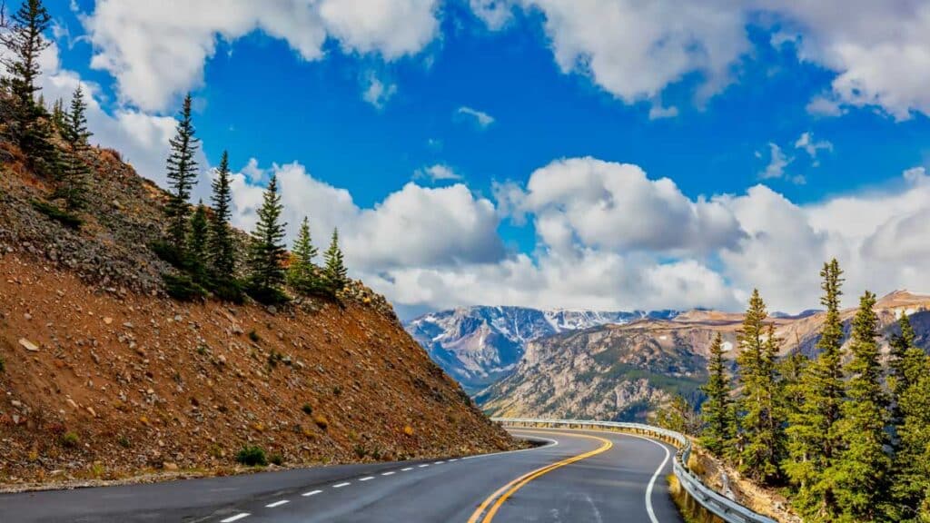 One of the incredible vistas on the Beartooth Highway from Montana to Wyoming