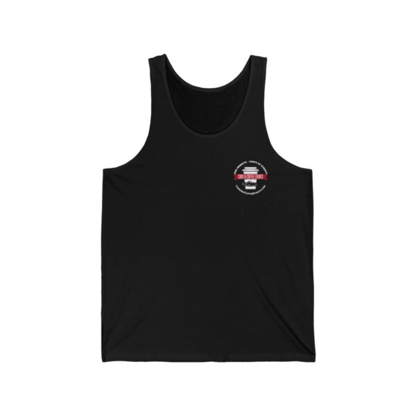 Cars And Coffee Events Unisex Jersey Tank w/Logo - Image 5