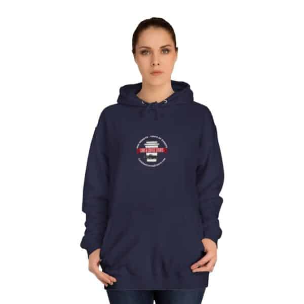 Cars And Coffee Events Unisex College Hoodie w/ Logo - Image 9