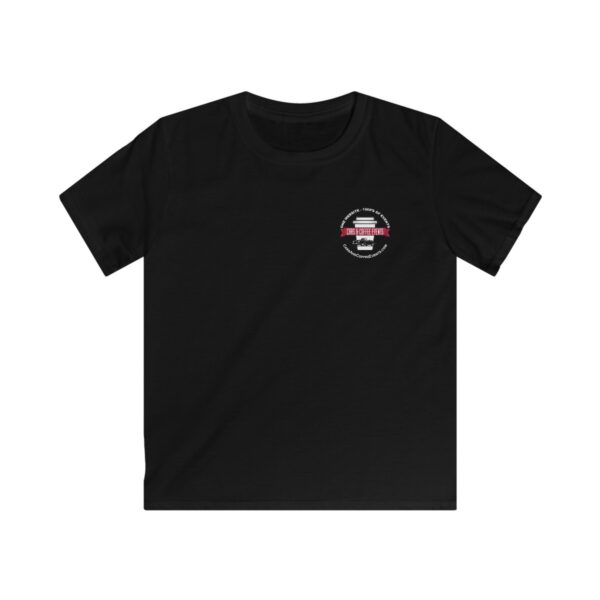 Cars And Coffee Events Kids Softstyle Tee w/Logo - Image 5