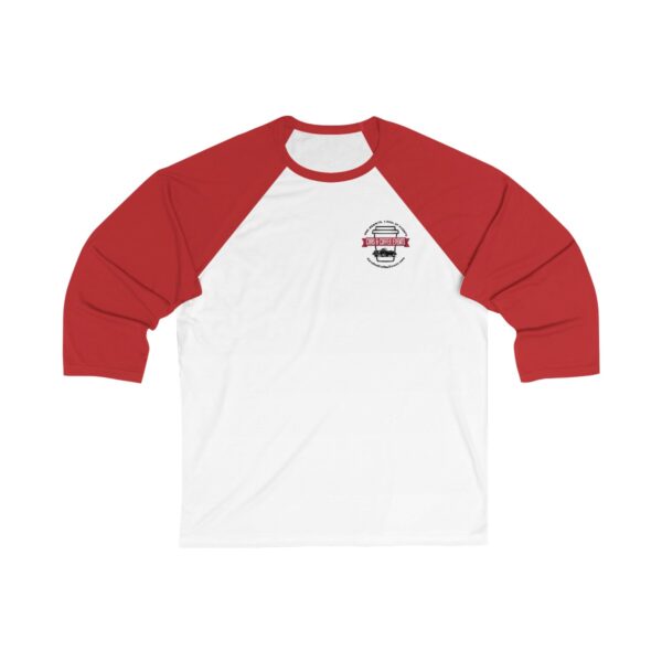 Cars And Coffee Events Unisex 3/4 Sleeve Baseball Tee w/Logo - Image 3