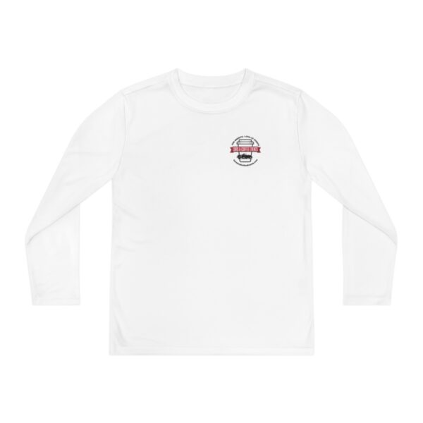 Cars And Coffee Events Youth Long Sleeve Tee w/Logo - Image 5