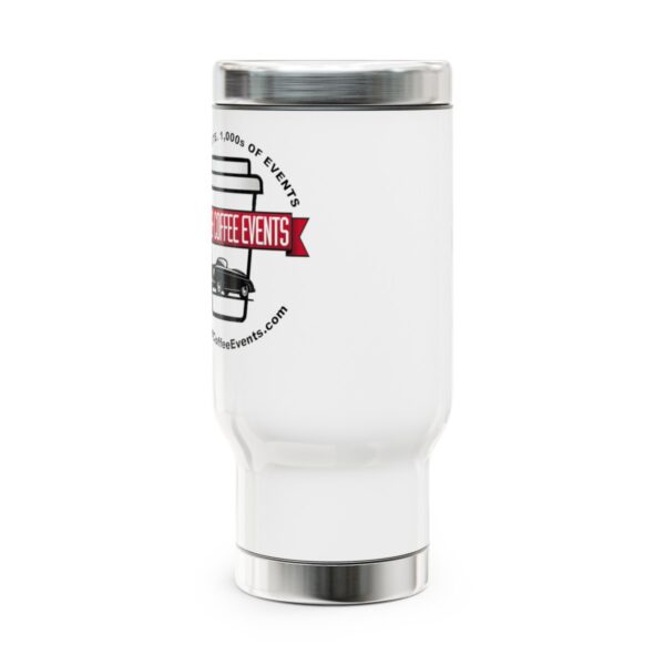 Stainless Steel Travel Mug with Handle, 14oz - Image 2